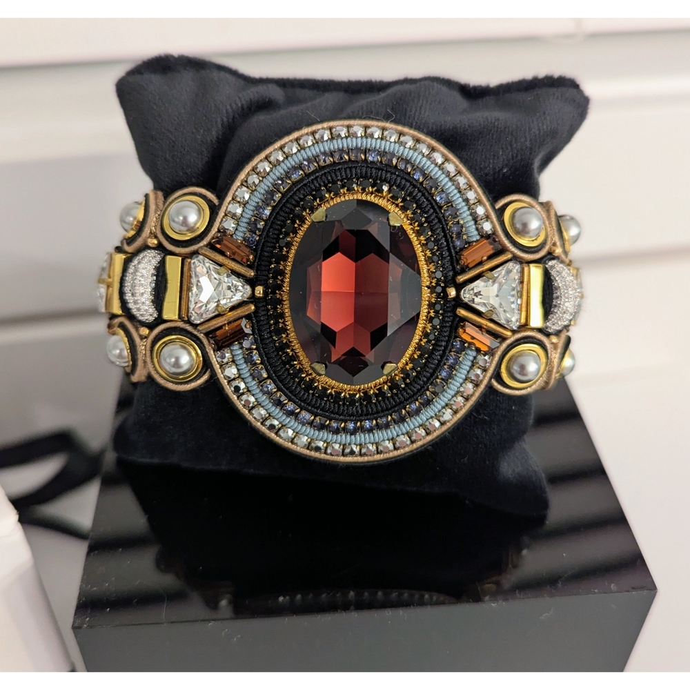 Izabela Felinski Red Crystal Bracelet